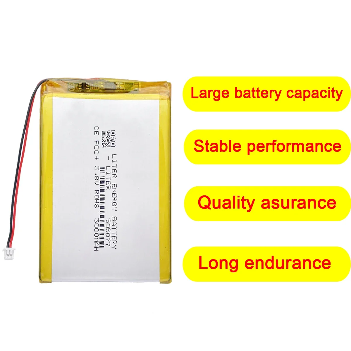 505077 3000mah 3.8V akumulator Lipo dla ANBERNIC RG350 RG350M konsola do gier e-books GPS PDA