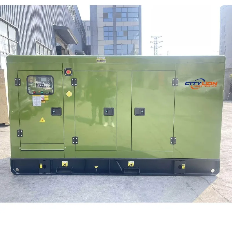 Premium Quality Soundproof 4/6/12/16 Cylinder Genset 100 KVA 80KW Silent Generator with ATS