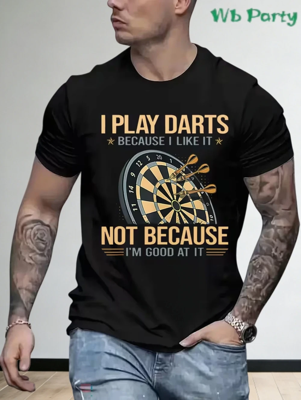 

Новая мужская футболка с 3D-принтом в виде дартса, летняя, оверсайз, для фанатов дартса, с коротким рукавом, уличный стиль, повседневная, свободного кроя.