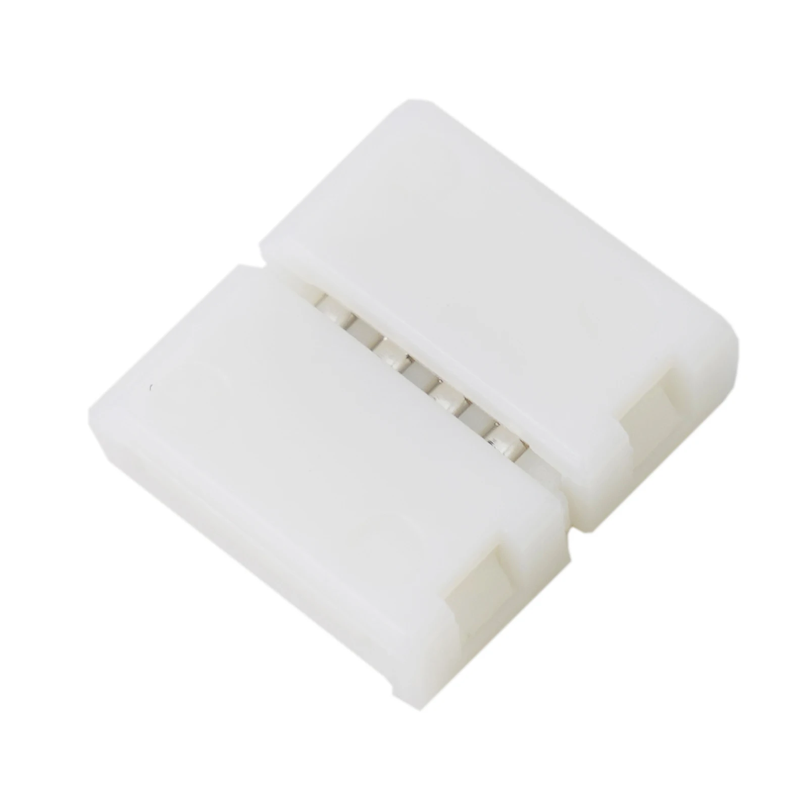 10pcs 10mm 4-Pin RGB LED Light Bar Strip Solderless Buckle Connector Solder-Free Buckle For 3528 5050 RGB Led Strip Light