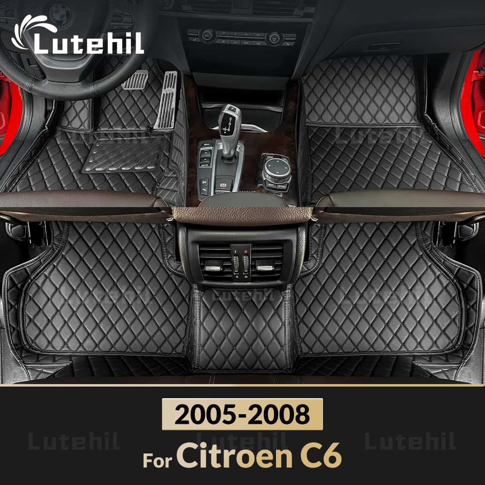 

Автомобильные напольные коврики для Citroen C6 2005 2006 2007 2008, оригинальные автомобильные накладки на ножки, аксессуары для интерьера