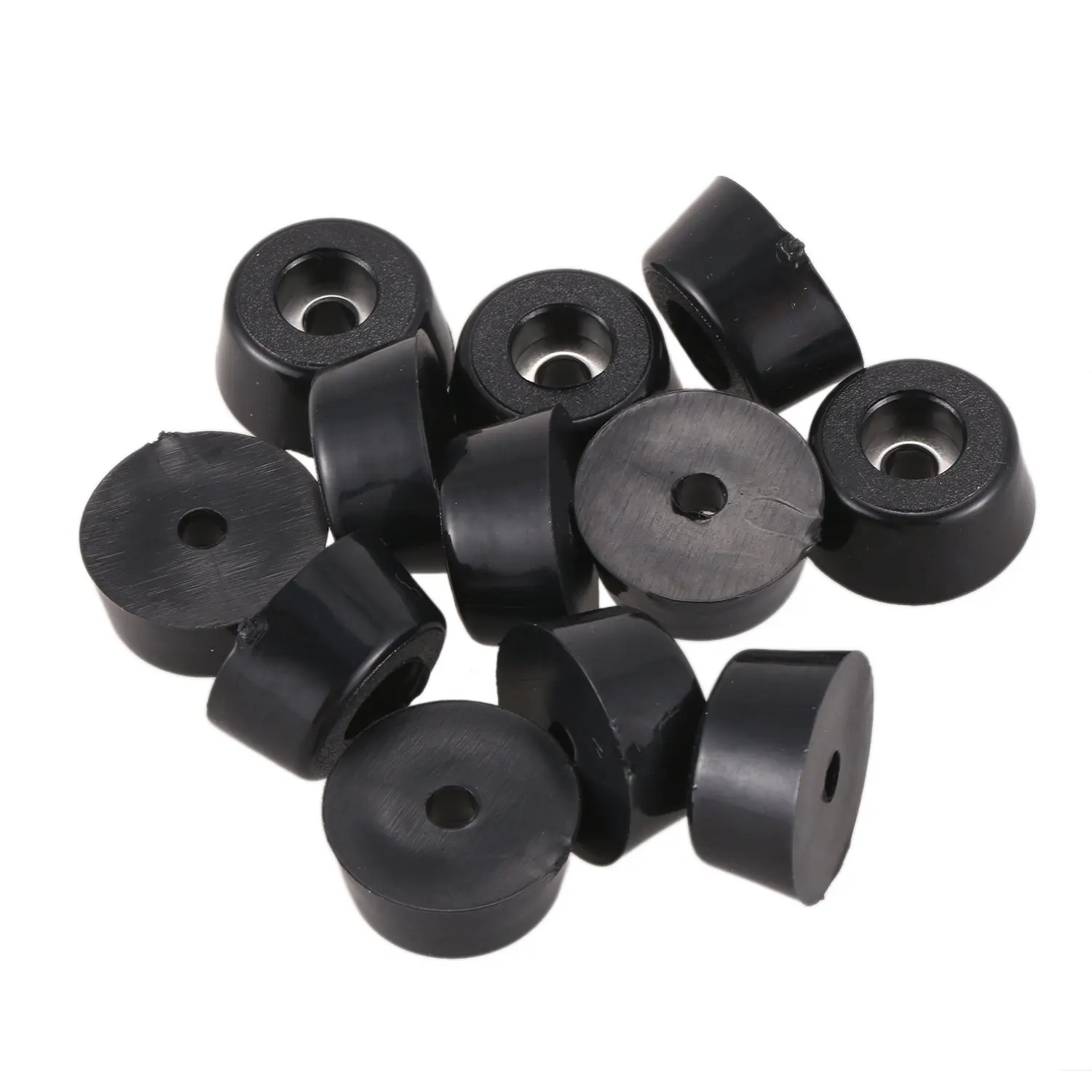 

Furniture Non-slip Tapered Rubber Feet Washer 22mm x 10mm 12 Pcs