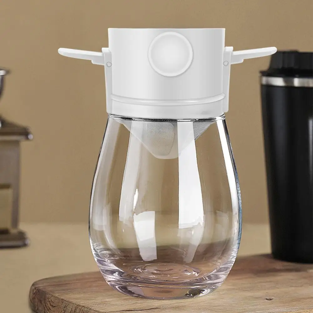 Stainless Steel Easy Clean Reusable Coffee Funnel Portable Foldable Coffee Filter Paperless Pour Over Holder Dripper