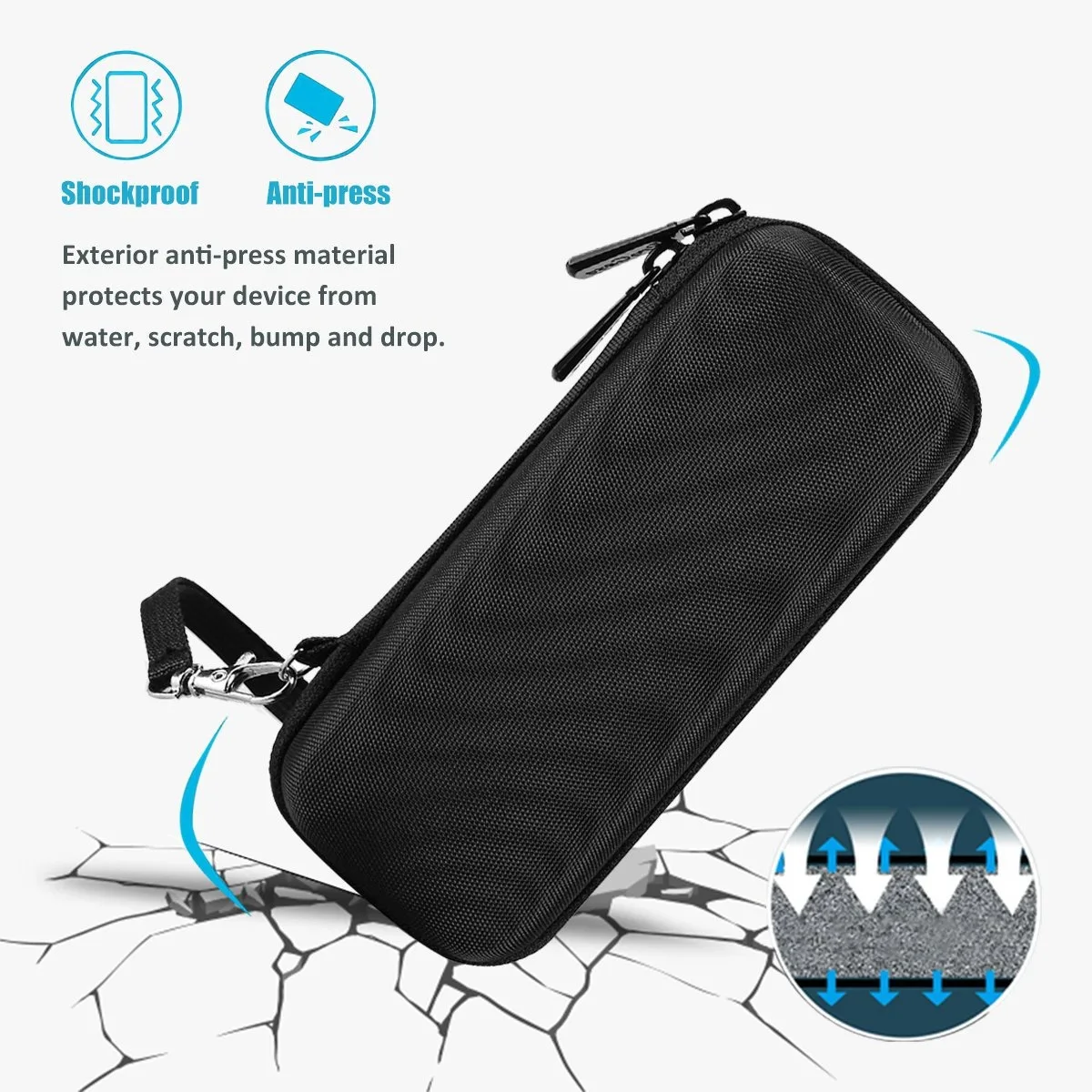 Portable EVA Shockproof Storage Case for Philips OneBlade - Ultimate Shaver Storage Solution Storage Bag