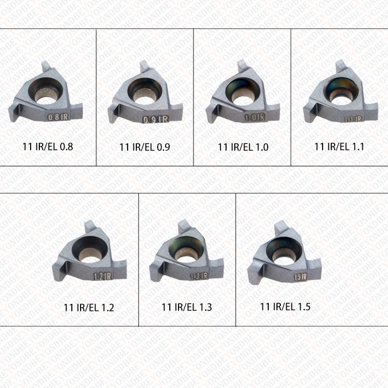 BEYOND Shallow Slot 16IR 16ER 11IR 16 IR 0.7 0.8 1 1.5 2 2.5 3 mm OY880A Internal External Groove Paperback Turning Tool Inserts