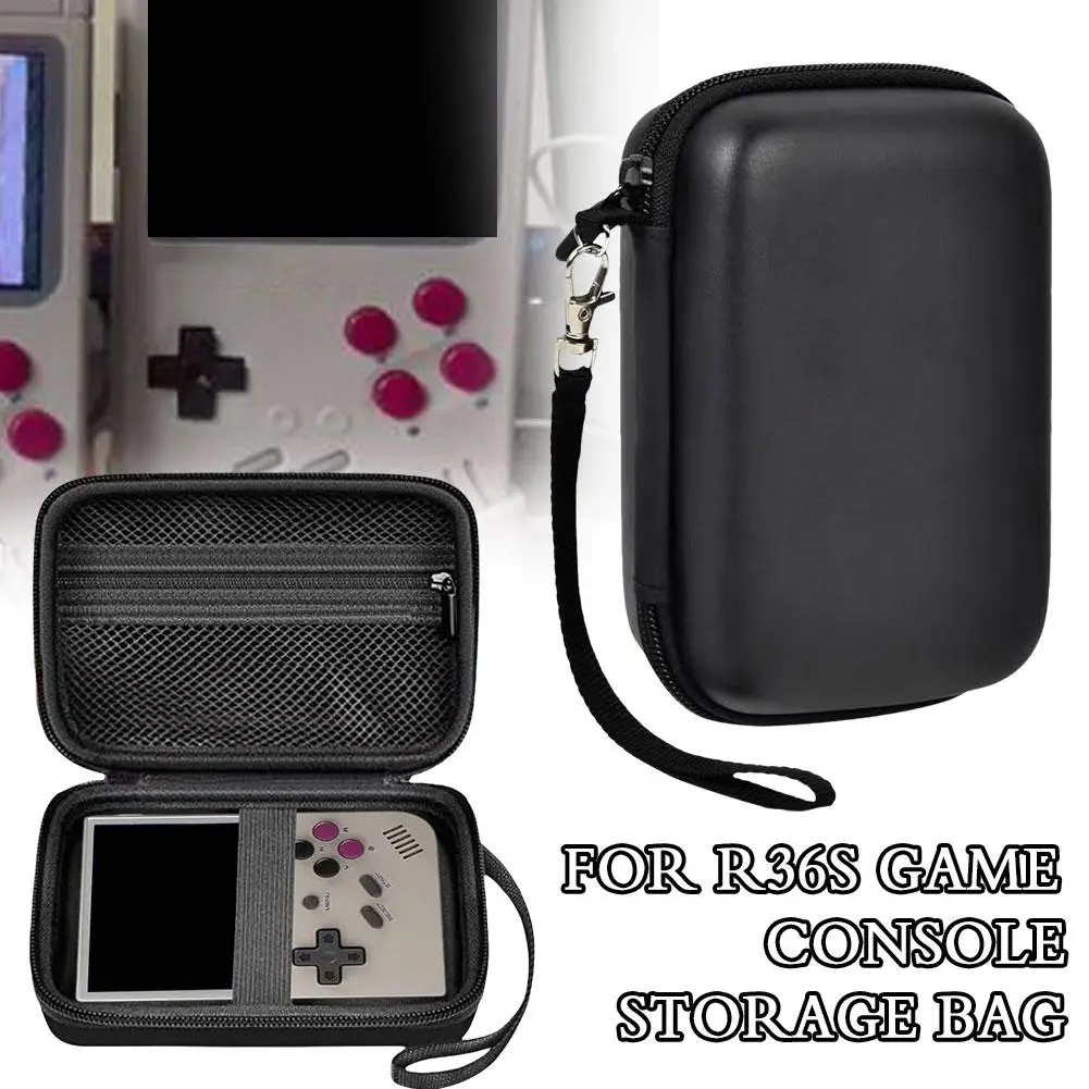 For R36s Game Console Storage Bag For Rg353v/rg35xx/rg353vs/r35s/r36s Gaming Handheld Storage Bag Portable Storage Console X5l4