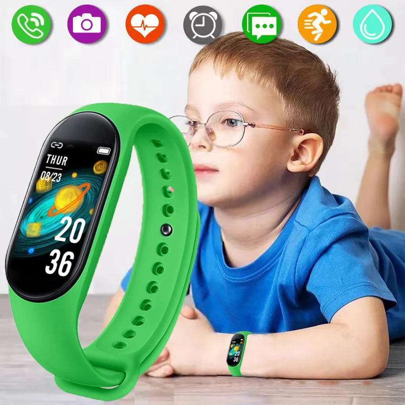 M7 Kids Smart Watch Children Smart Band Boys Girls Child Smart Bracelet Sport Fitness Tracker Wristband For 10-18 Smartwatch