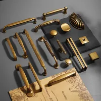 Tiradores de muebles de estilo nórdico, tiradores Vintage para armarios y cajones, varios estilos, tiradores de cajones de cocina, zapateros