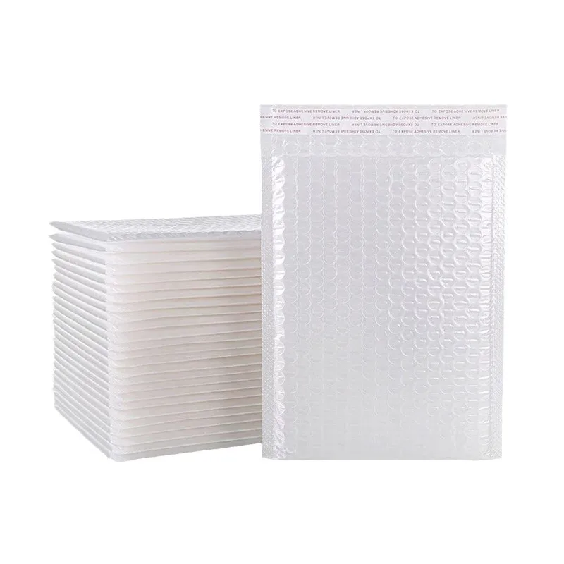 80pcs Bubble Mailers Wholesale White Padded Envelope for Packaging Mailing Gift Self Seal Shipping Bags Bubble Envelope image 3