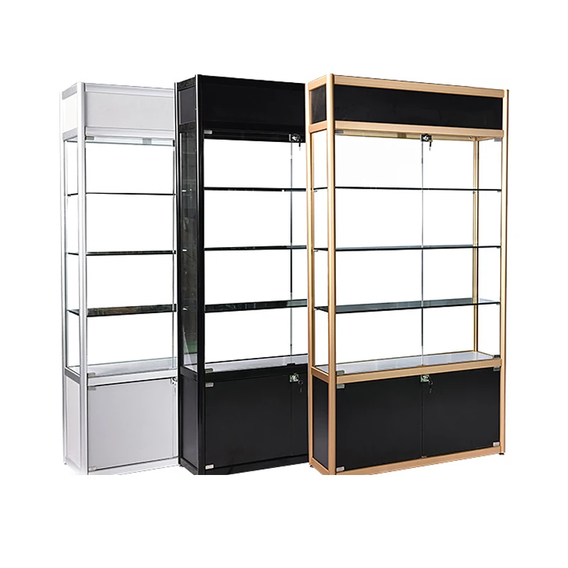 custom.Showroom Glass Display Cabinet Design customizable Makeup Showcase Jewelry Showcase Hand-run Cabinet  Showcase