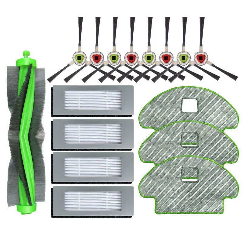 Cepillo principal de alta calidad, filtro Hepa, cepillo lateral y bolsa de polvo para iRobot Roomba S Series S9 S9 + piezas de aspiradora