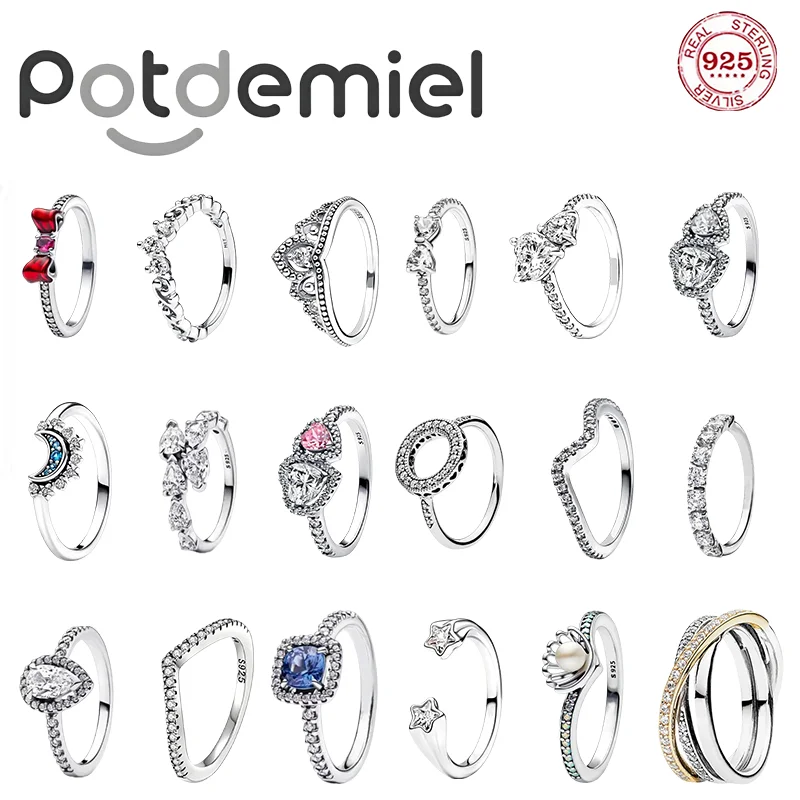 

Hot-selling 925 silver rings, suitable as Valentine's Day and birthday gifts for women, as well as jewelry presents.