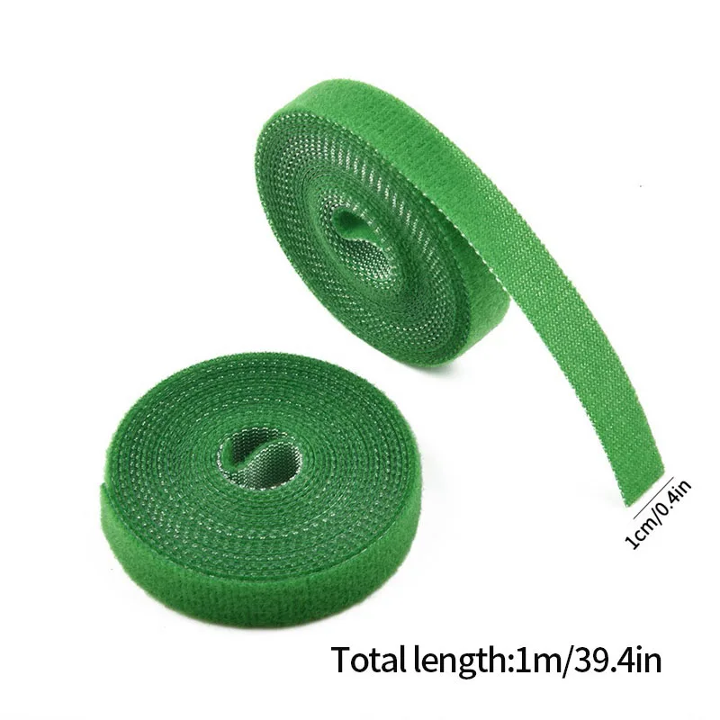 3 Rolls Green Garden Twine Plant Ties Nylon Plant Bandage Garden Hook Loop Bamboo Canl E Wrap Support Garden Accessories