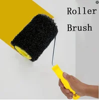 1pc 4-Inch Drywall Texture Roller Brus With Home DIY Painting Tool Durable Plastic Roller Brush For Smooth Ceiling Wall Surfaces 6