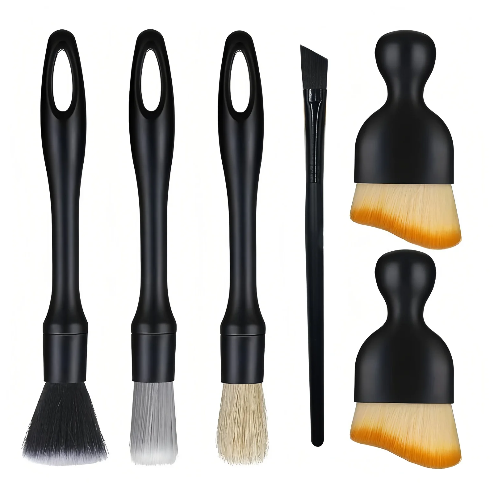 Car Cleaning Brushes Kit Auto-interieur Detaillering Stofborstel Voertuig Microfiber Veegborstel Auto Wielgat Wassen Gereedschap