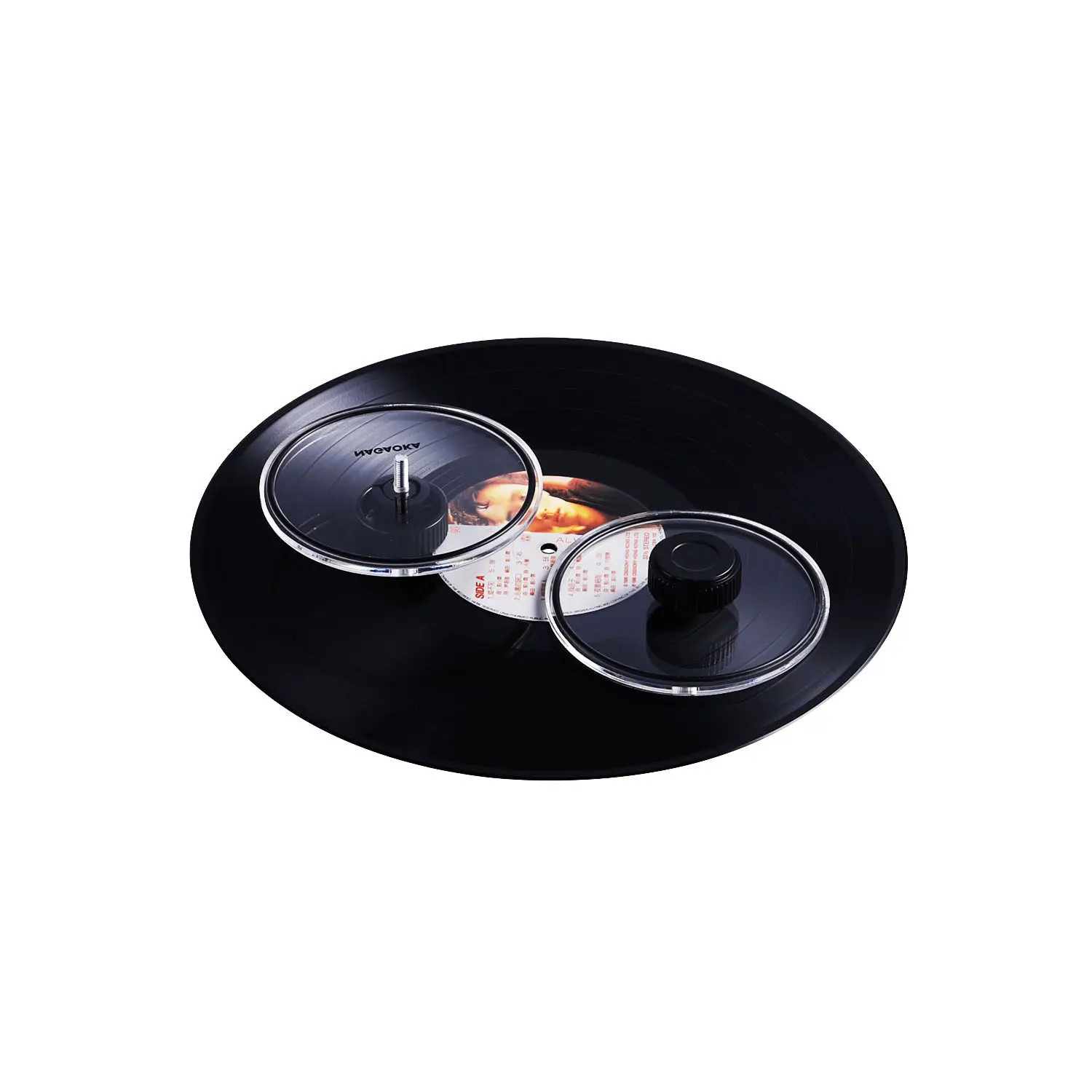 Japanese NAGAOKA Nagaoka CLP02 Series LP Vinyl Record Disc Washer Clip Label Protective Cover Cleaning Tool