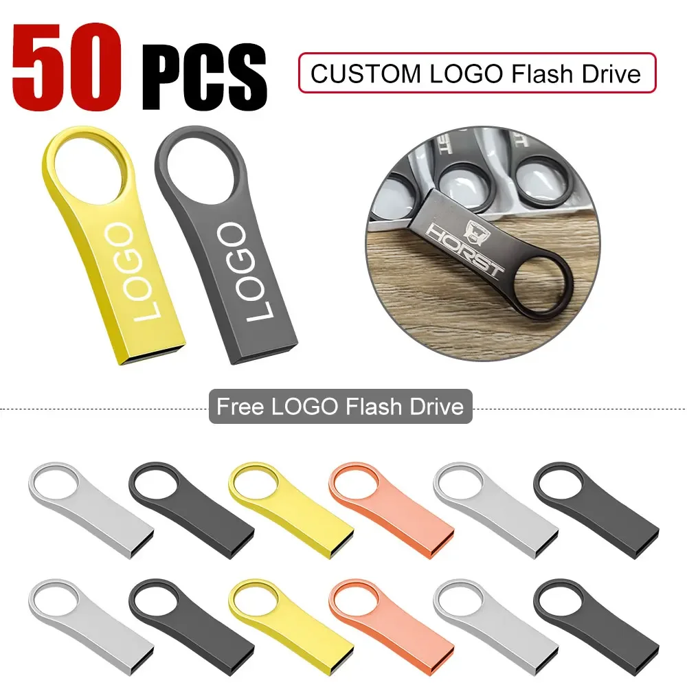 

50PCS/lot USB Flash Drives Pen Drive 512MB 1GB 2GB 4GB 8GB 16GB Pendrive Memory Stick 32GB 64GB USB Stick Free Custom Logo