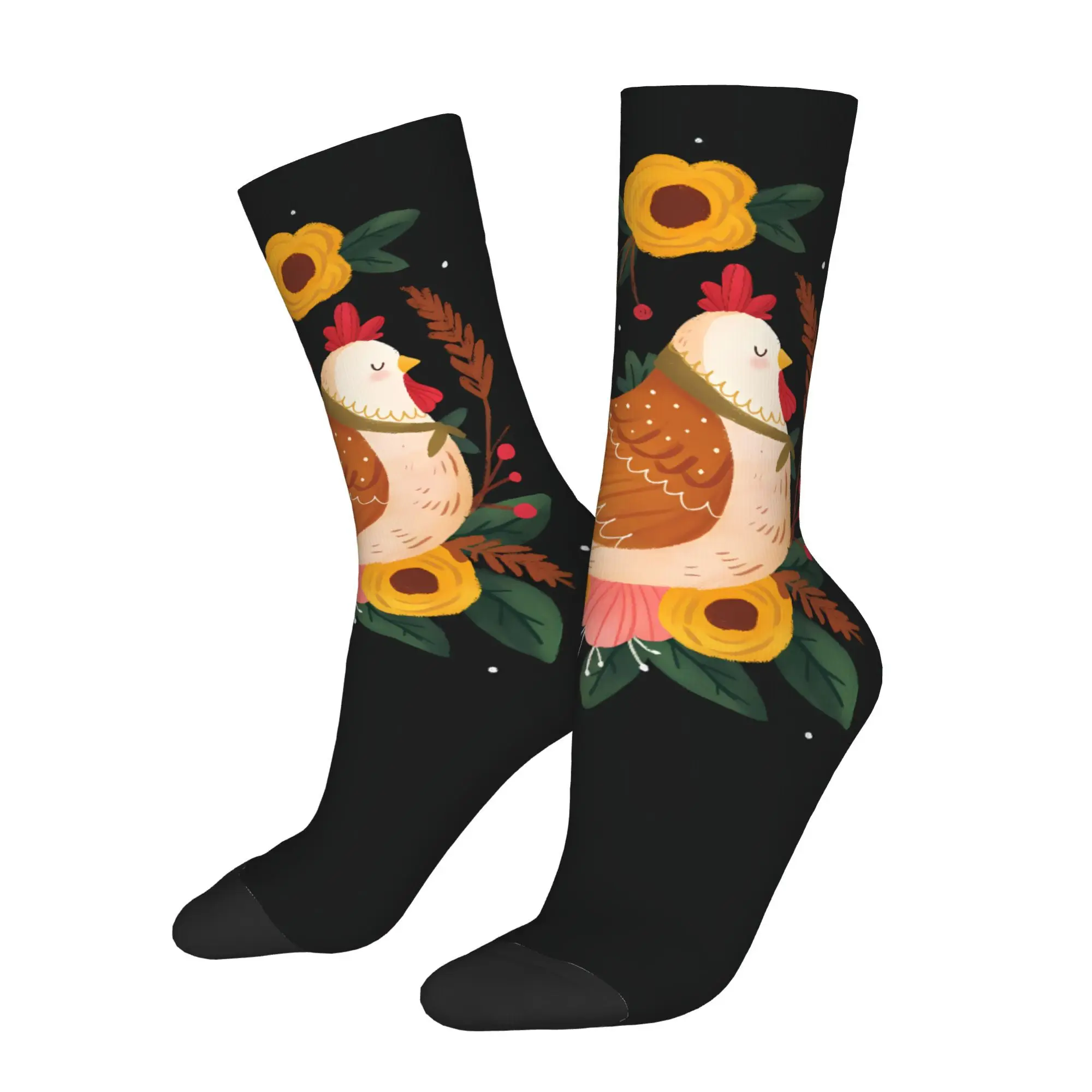 

Chicken Sock Printed Man Polyester Fashion