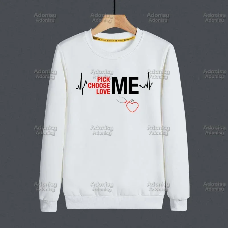 Greys Anatomy You\'re My Person 90s Nurse Doctor Women Hoodies Autumn Fashion Print Sweatshirts Casual O-Neck Funny Streetwear