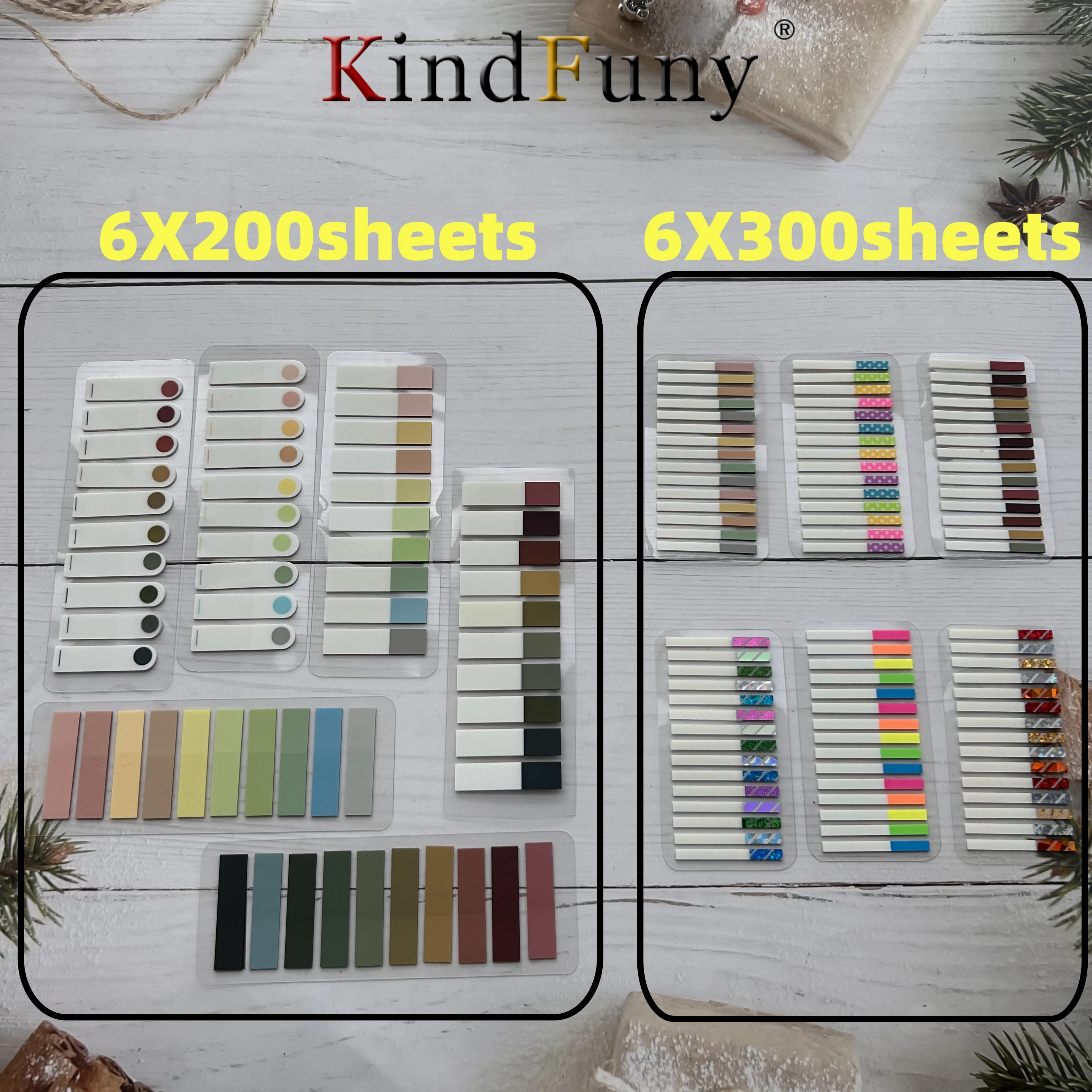 

12 Pack 3000 Pcs Page Markers Sticky Note Page Labels, Reusable File Index Sticker Tabs, Waterproof File Flags, Morandi Stickers