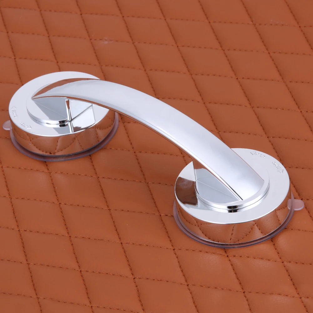 

Sliding Door Handles with Suction Cup Inflexible Glass Door Handrail Aging Resistance Easy Installation for Bathroom Accessories