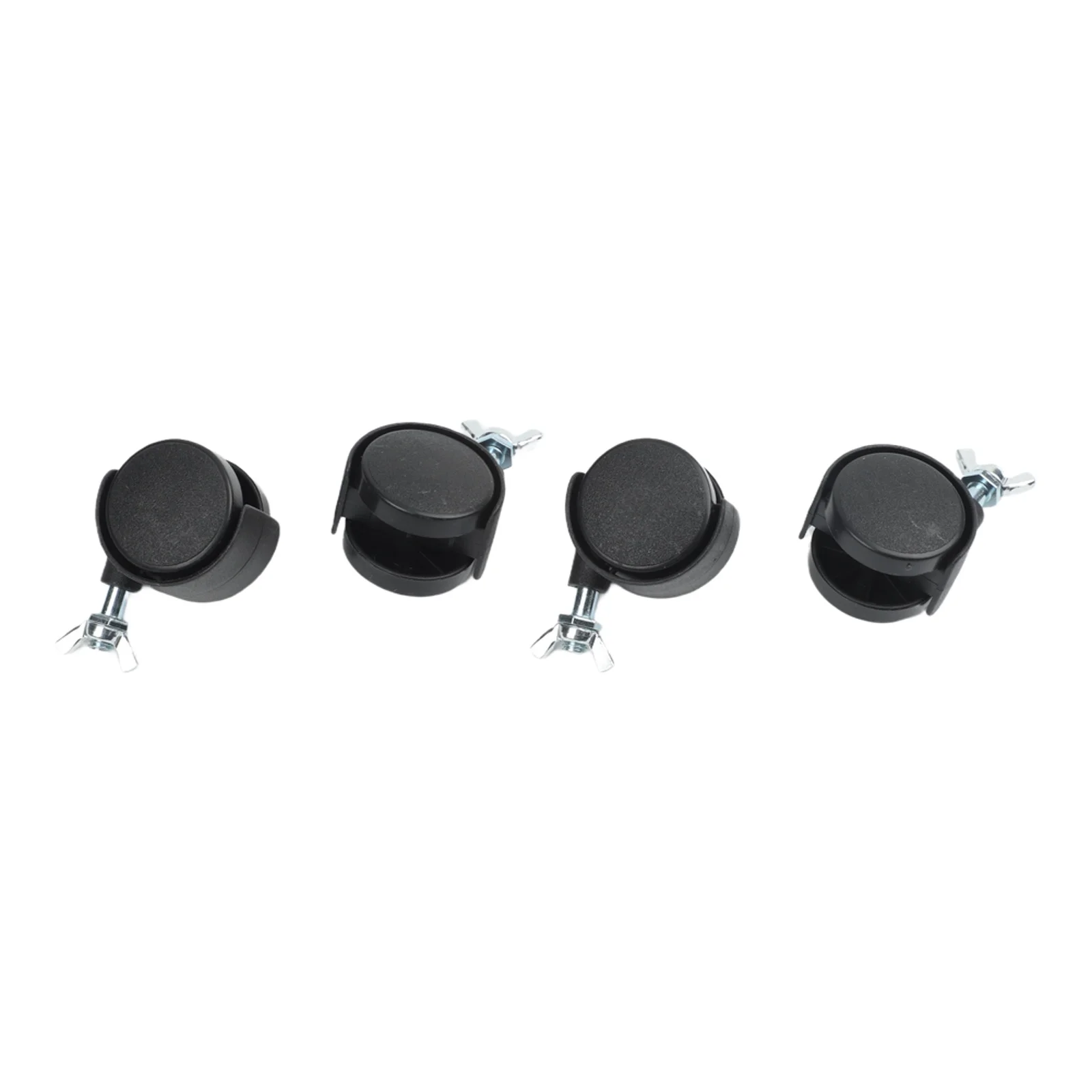 4PCS 8mm Thread Electric Oil Heater Caster Wheels 1.5 Inch PU Plastic Replacement Casters For Home Heating Appliance Mobility