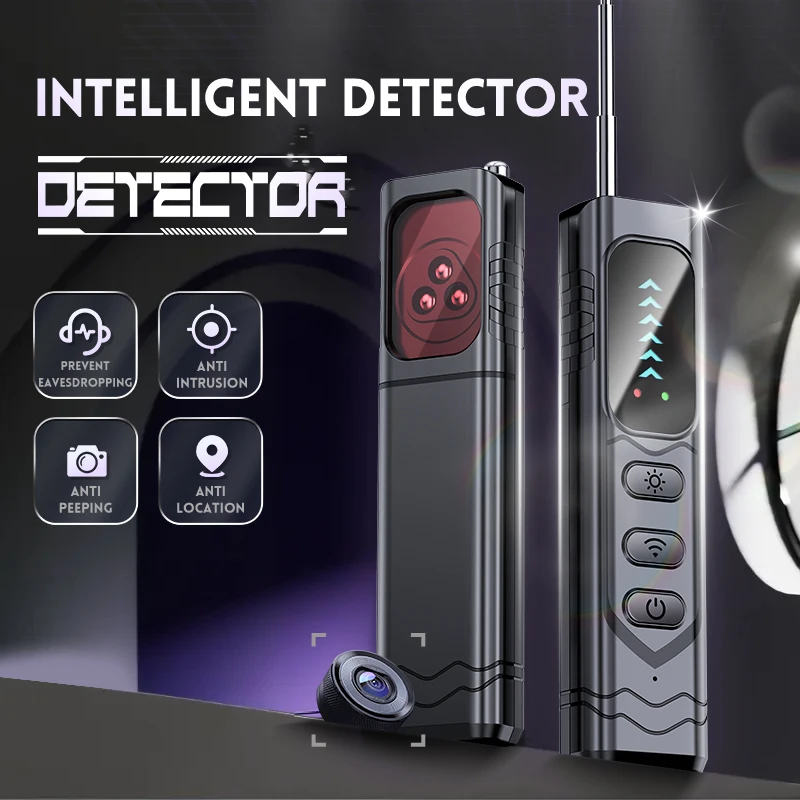 Smart Camera Detector, Anti-Eavesading, Anti-Stealing, Anti-Tracking, Very Suitable for Meeting Rooms, Families, Hotels, Cars