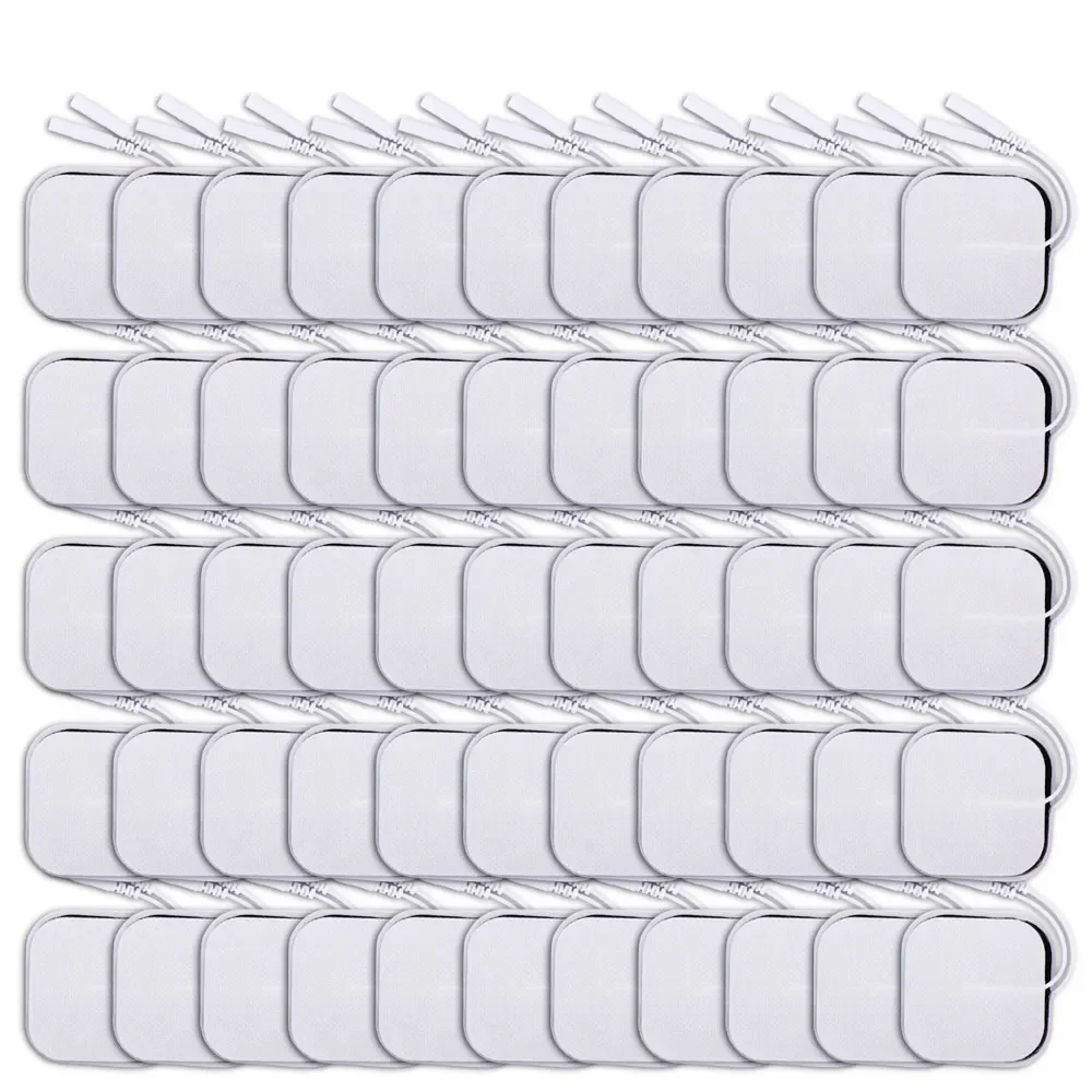 

50/100pcs 5*5 Body Massage Healthy Electrode Pads Body Electrical Muscle Stimulator Therapy Massage Pulse Tens Acupuncture Pad