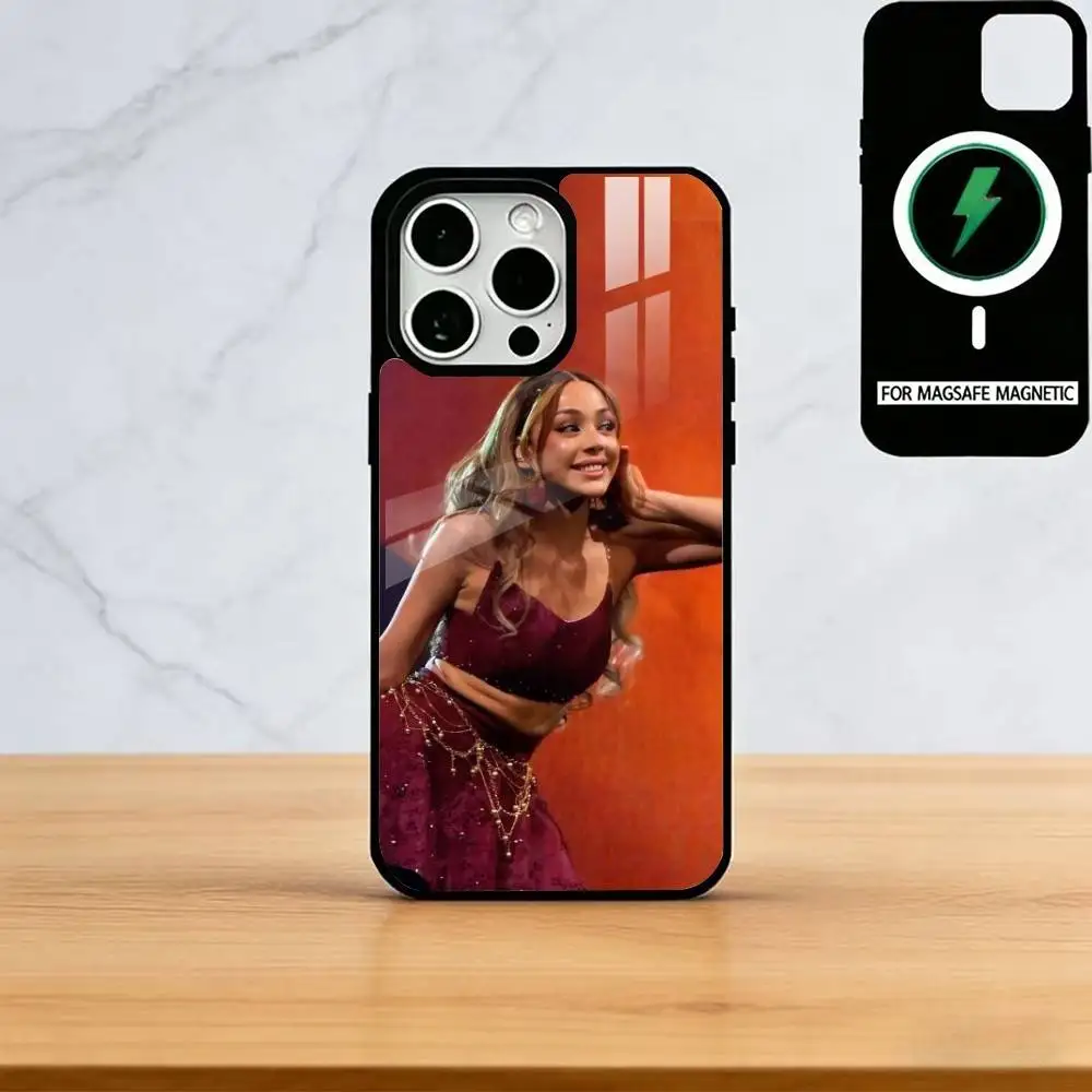 A-Ayliva Singer Phone Case For iPhone17,16,15,14,13,12,11 Plus,Pro Magnetic with Magsafe Wireless Charging