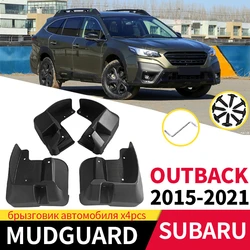 Car Mudguard For Subaru OUTBACK 2015-2021 Fender Mudflaps Front And Rear Wheel Mud Splash Guards Decorative Accessories