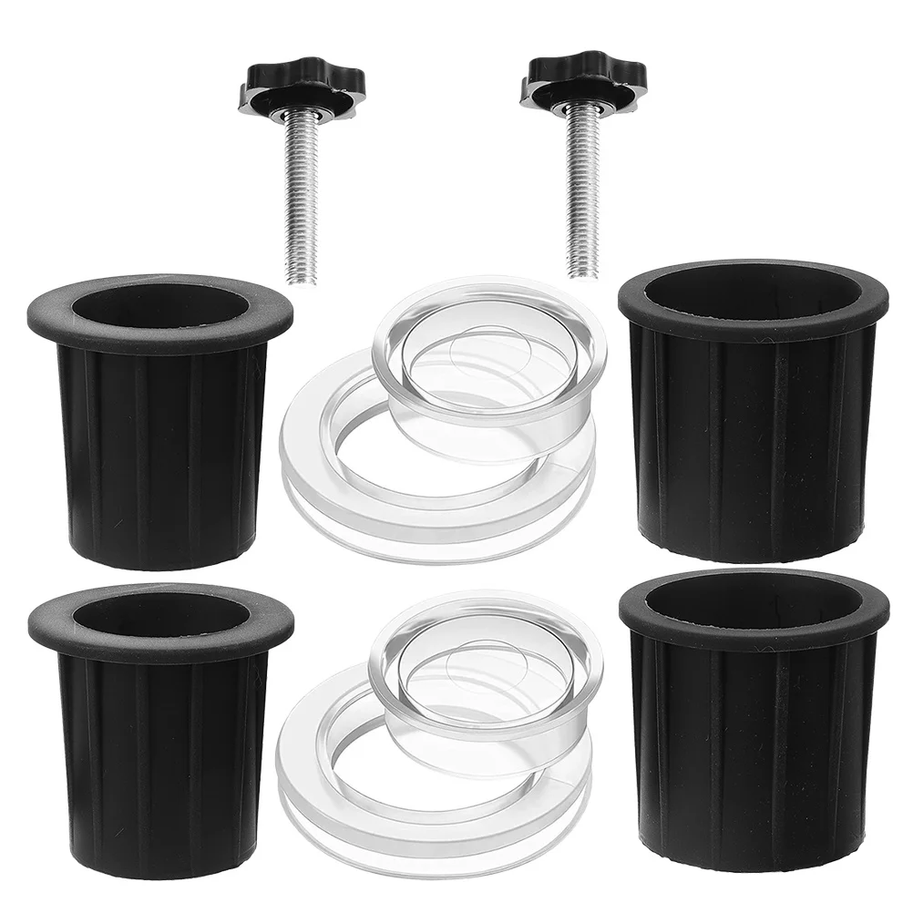 

1 set 1 Set Umbrella Hole Plug Outdoor Table Parasol Fixing Plug With Screws For Stabilizing Patio Umbrellas Thicker Ring Plugs