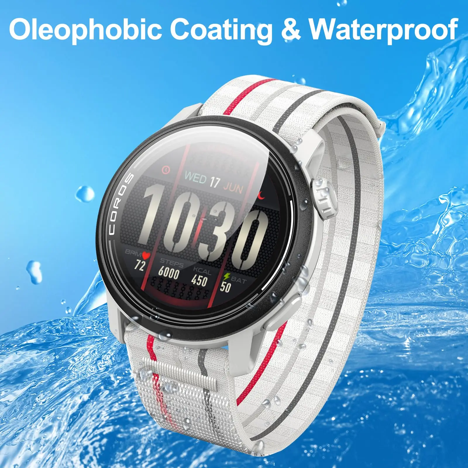 Tempered Glass Screen Protector For Coros Pace 3 Full Cover Anti-scratch Film For Coros Pace3 Watch Screen Protector Accessories