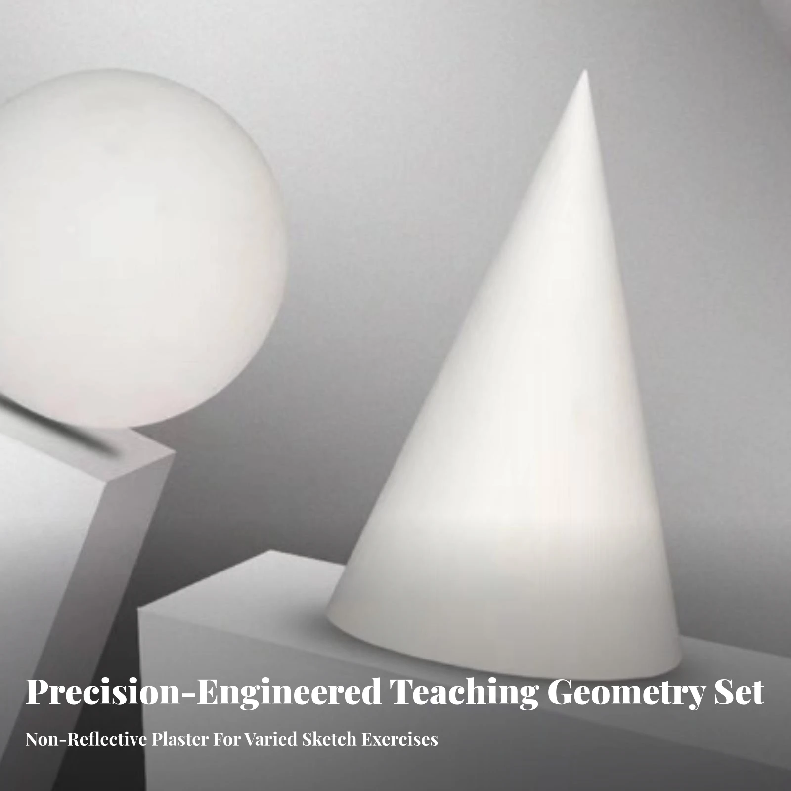 16 Pieces Plaster Study Models Accurate Sketch Geometric Model Sketch Practice Sculpture Accurate Art Supplies Long-Lasting