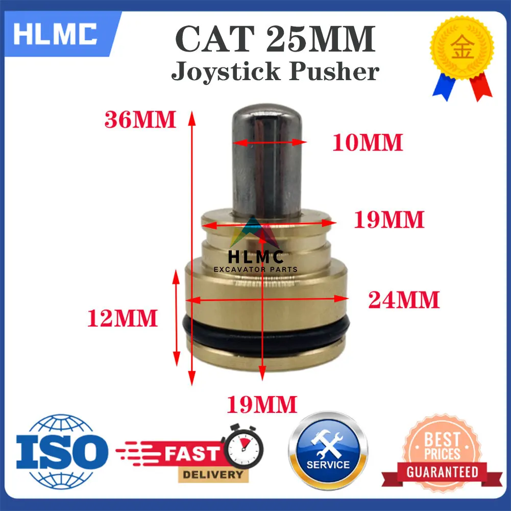 Excavator Joystick Pusher Manufacturer Directly E320C 25mm Bullet Head Hydraulic Walking Pusher