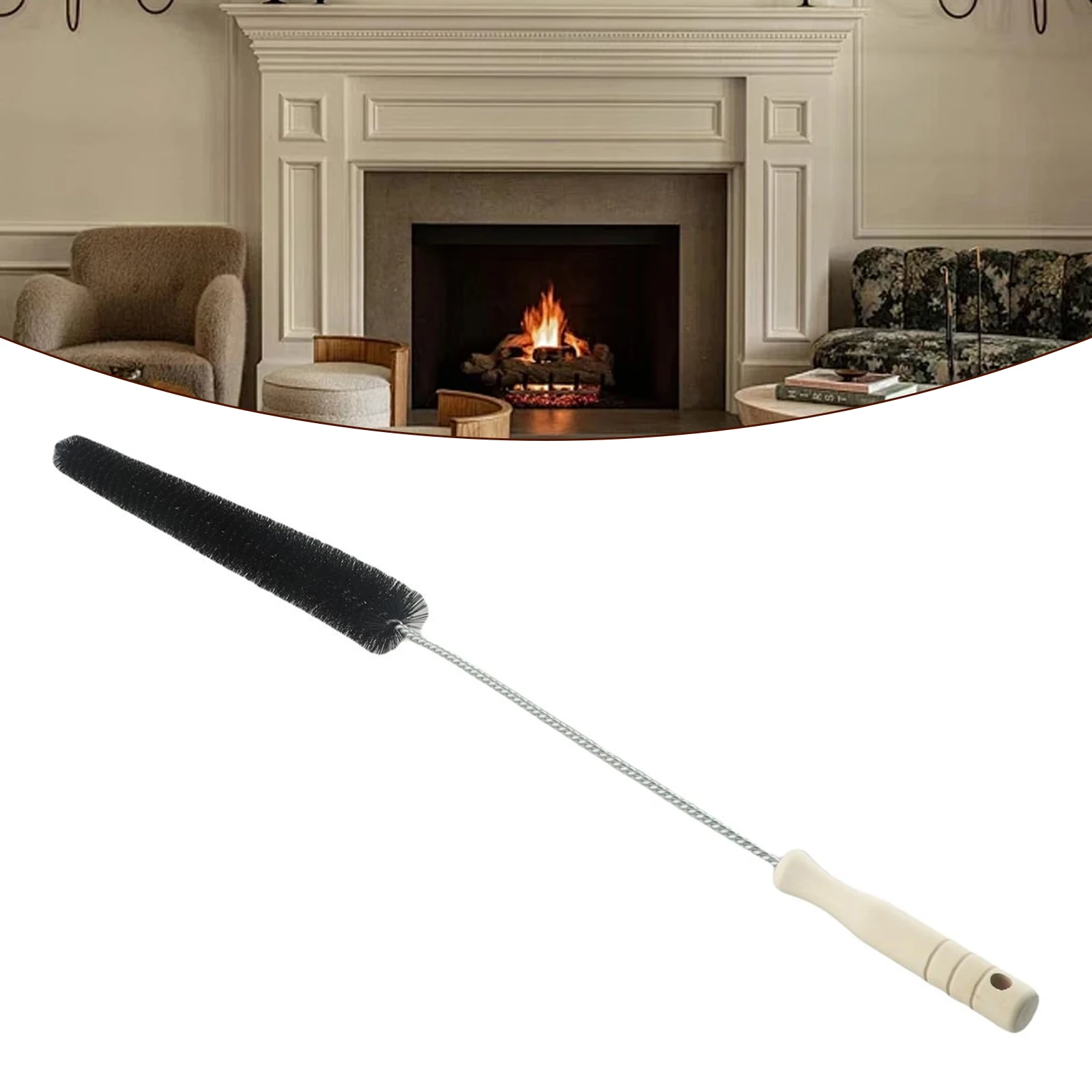 Ergonomic Wooden Handle Bristles Bendable Multi Purpose Appliances Tightest Spaces Awkward Spaces Package Content