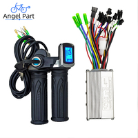 24V 36V 48V 250W 350W E-Scooter Brushless Motor Universal Controller LCD Speed Display Throttle for Electric Bicycle Repair
