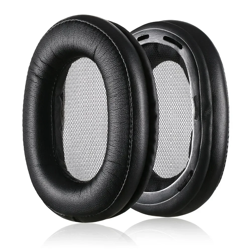 Almohadillas de espuma viscoelástica de repuesto para auriculares, almohadillas de cuero para los oídos, para SONY MDR-1R, MDR-1RNC, MDR-1RMK2