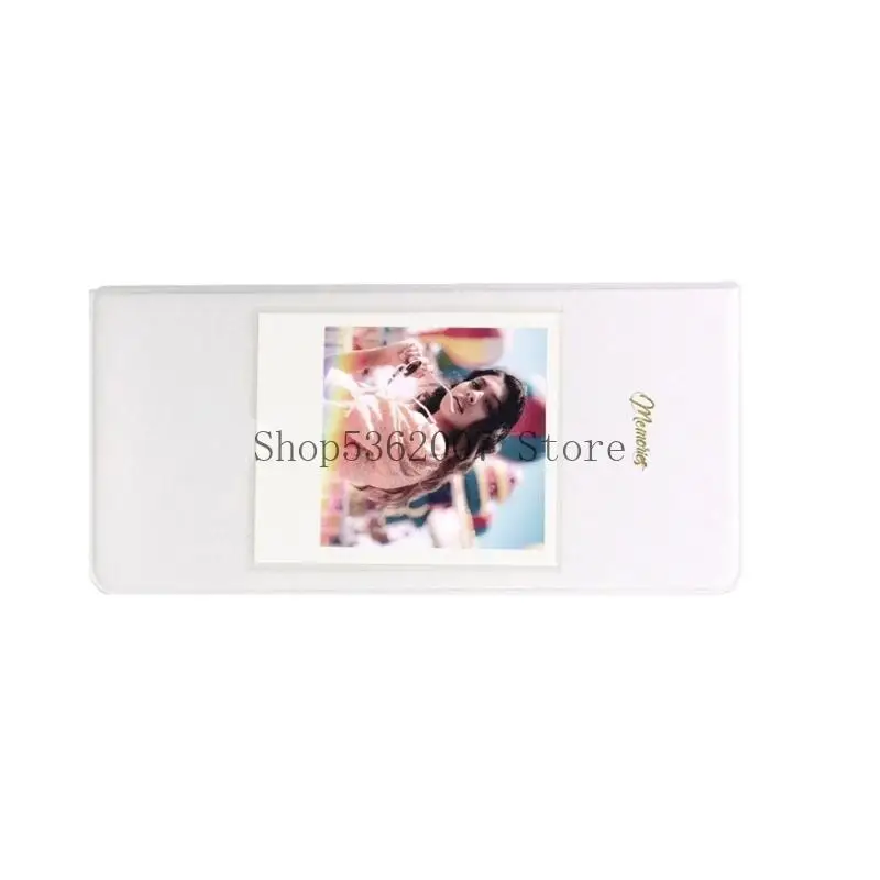 Large Format Photo Storage Book 64 Pockets Suitable For W210/W300/W400 Photo Model 3.4 x 4.3 Holder Stamps Collection Book 40JB