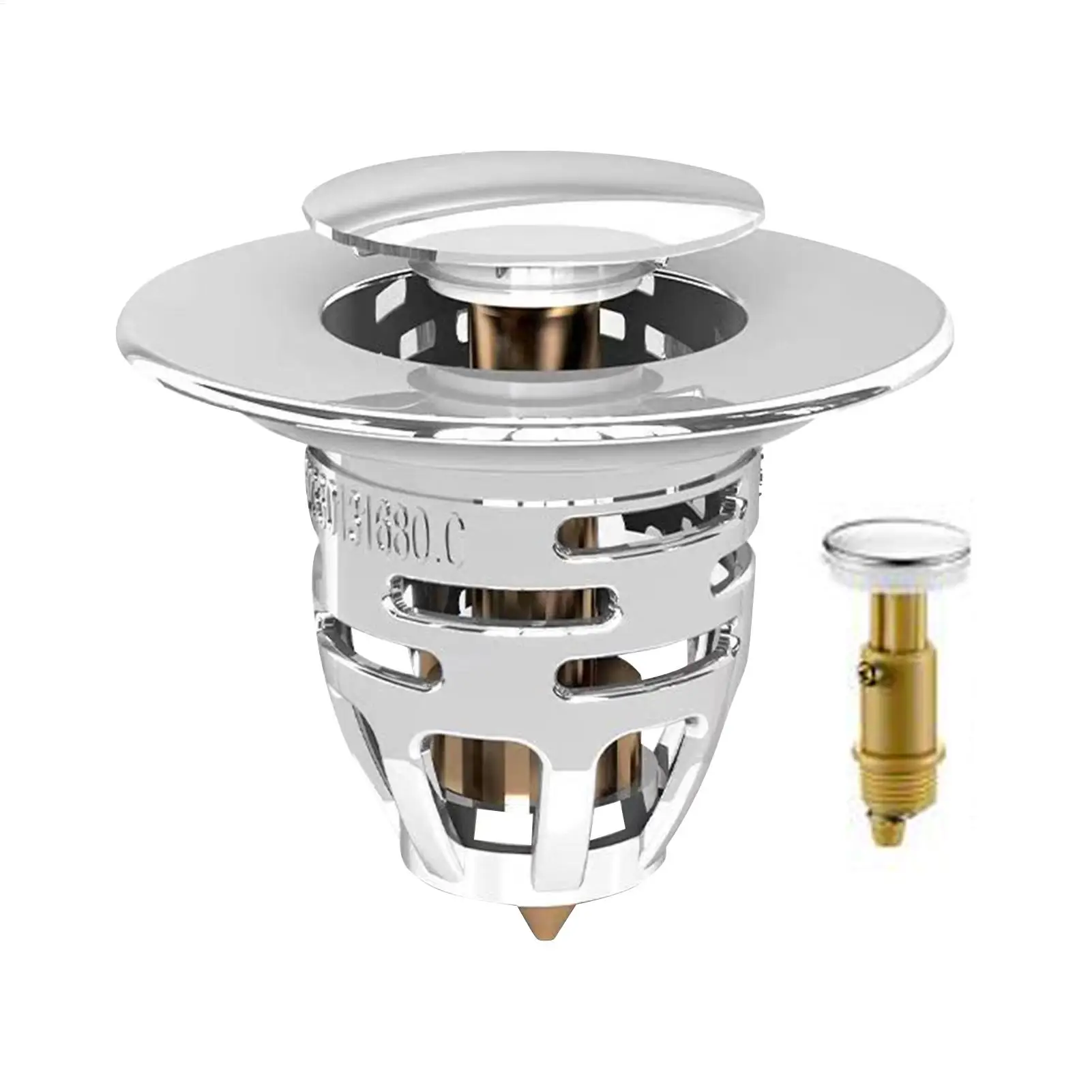 

Bathroom Sink Stopper Sink Strainer Pop-Up Bathroom Sink Stopper Basin Sink Strainer Kitchen Drain Stoppers Filter Pop-Up