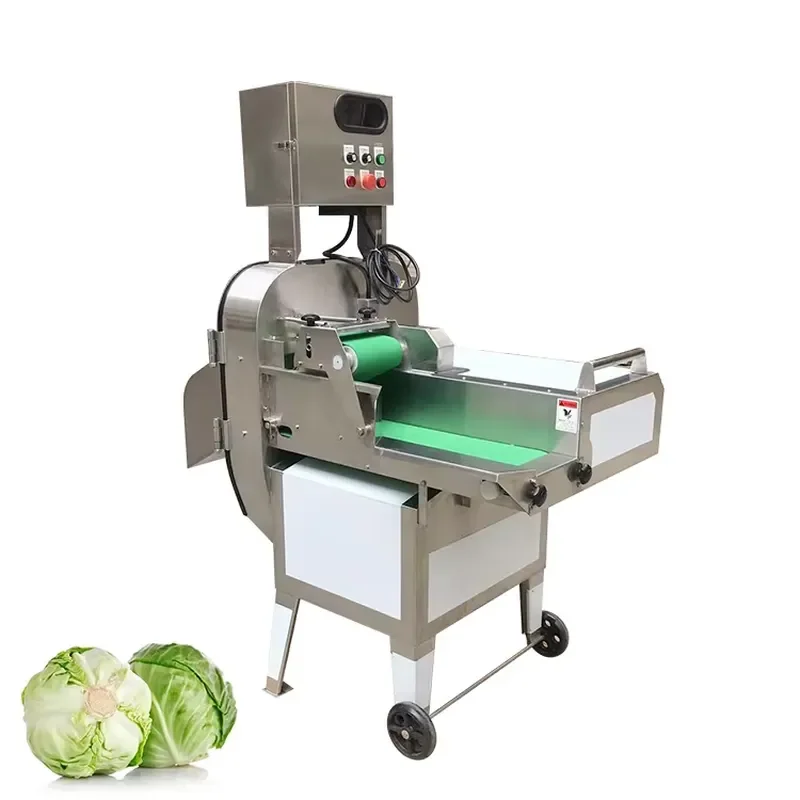 Multifunctional Electric Green Onion Vegetable Cutter Potato Fruit Slicer 1.3kW High Power Commercial Grade Food Processor