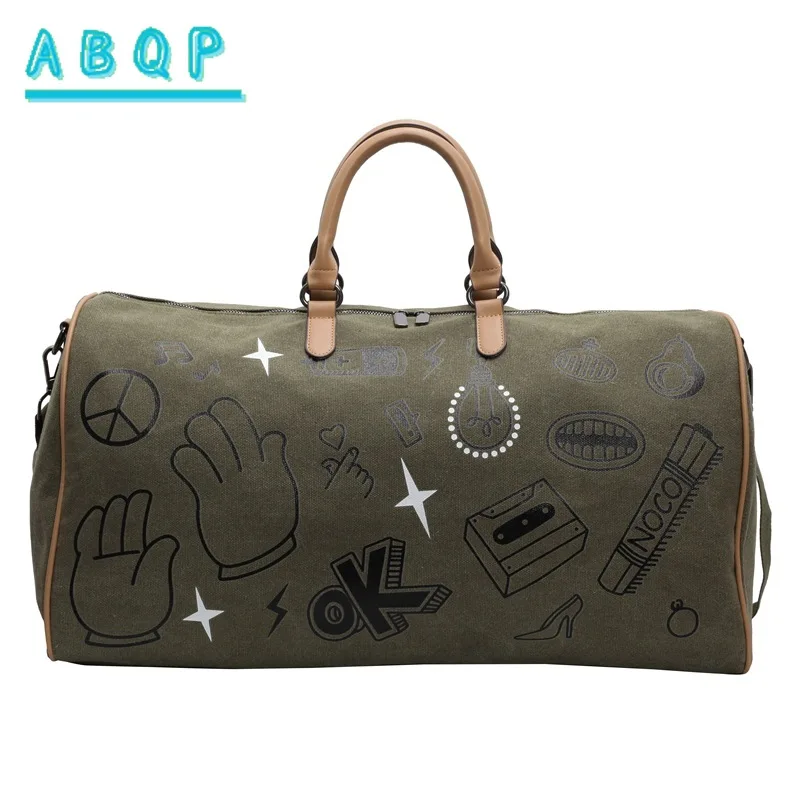 

ABQP Новая портативная дорожная сумка большой вместимости для мужчин и женщин, модная легкая сумка для хранения вещей в путешествиях