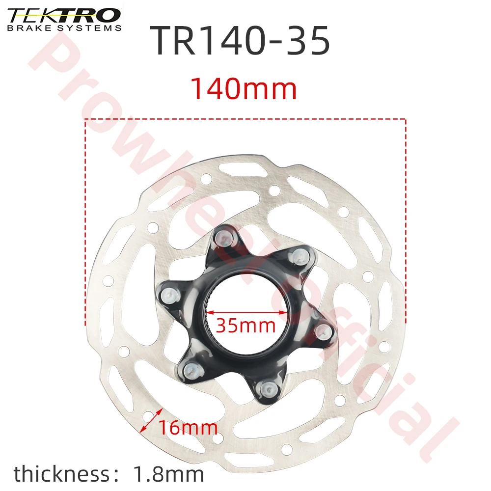 TEKTRO Bicycle Disc Brake Rotor 140mm 160mm 180mm 203mm Bicycle Hydraulic Disc Brake Rotors For MTB/Road Bike Brake Accessories