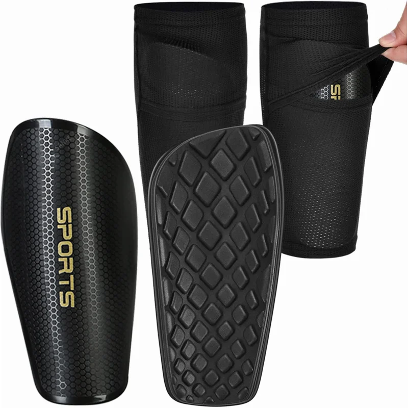 1 Pair Sports Soccer Shin Guard Pad For Kids Football Shin Pads Support Calf Sleeve Shinguard For Adult Teens Children