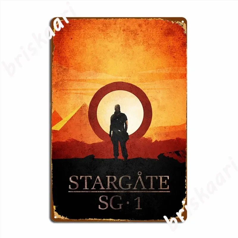 Stargate Sg1 Metal Sign Customize Club Bar Mural Painting Club Tin Sign Poster