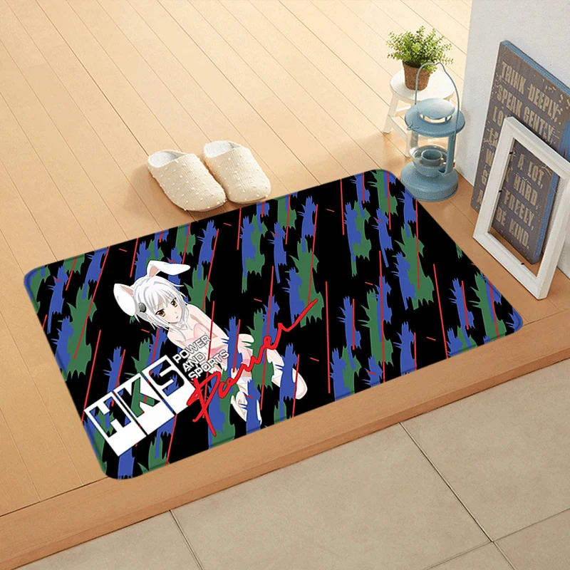 Interior Floor Mat Racing Doormat HKS Non-slip Foot Rug for Entryway Kitchen Carpet Bedroom Bedside Mats Home Car Boot Decor