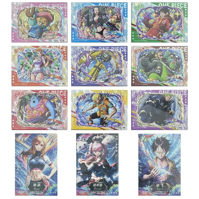 

Японское аниме UR XLP ONE PIECE Monkey D. Luffy Sanji Smoker Nami Коллекционные карты Рождественские подарки на день рождения Детские игрушки