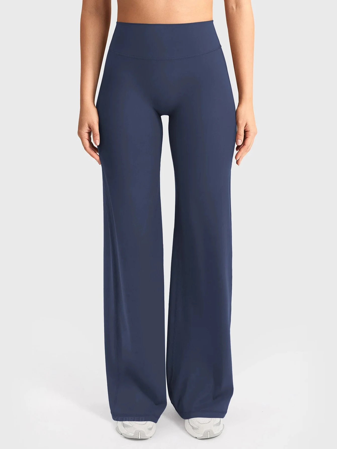 Hochgeschnittene Yoga-Hose mit Taschen für Damen - Dehnbare, Atmungsaktive Fitness-Leggings mit Bauchkontrolle und Taschen