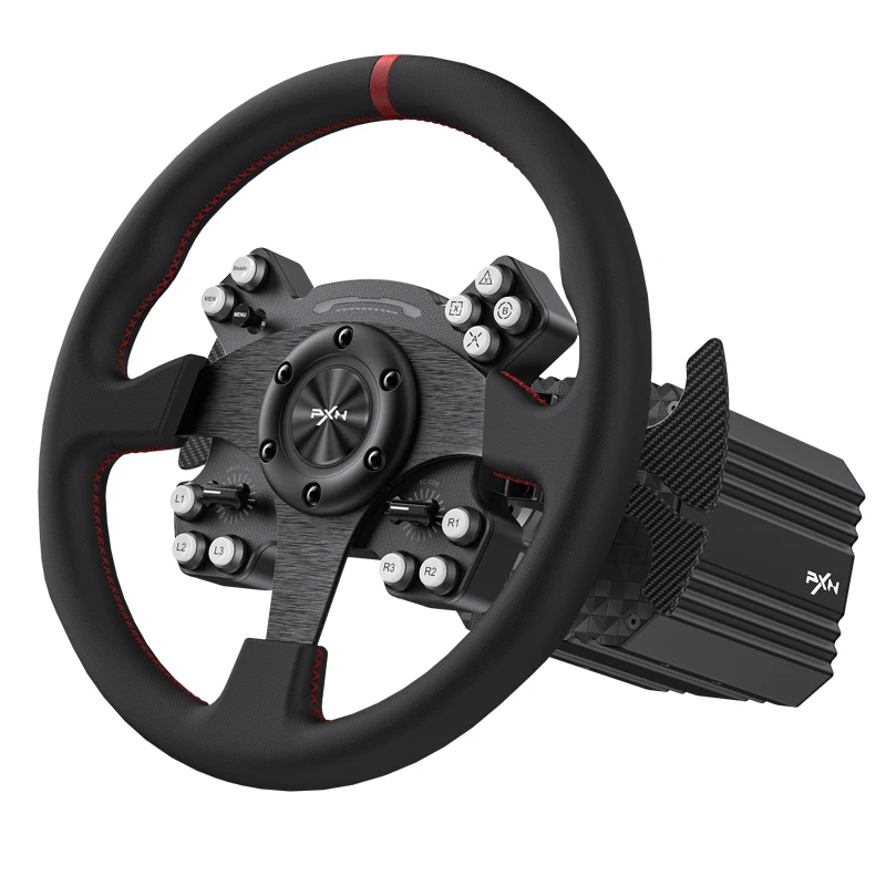 

PXN V12 10nm Force Feedback Direct Drive Gaming Sim Racing Wheel For Pc, Driving Simulator Steering Wheel For Ps4, Ps5, Xbox