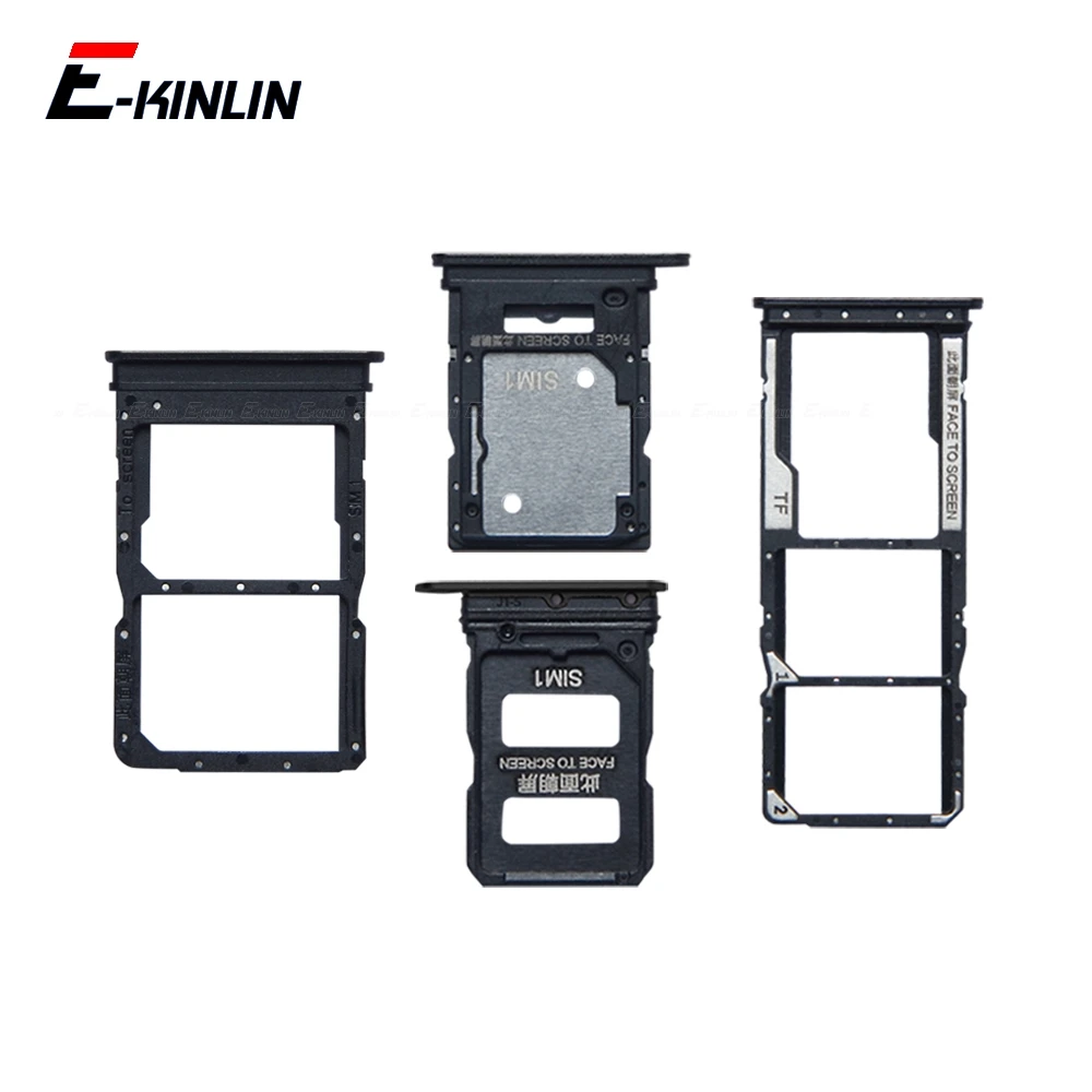 

Sim Card Tray Reader Container Connector Socket Holder Slot Adapter For OPPO Realme Q2 Q3 Pro Carnival Q2i Replacement Parts