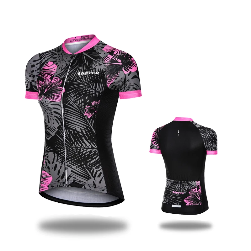 Damen-Radtrikot mit kurzen Ärmeln, reflektierend, schnelltrocknend, atmungsaktiv, MTB-Rennradshirt, Sommer-Maillot Ciclismo – Detail 18